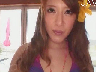 Japanese angel gets her horny nippon slit fucked with raunchy toy