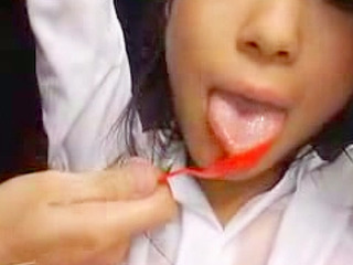 Asian doll's steamy desire for her master's  XXX.