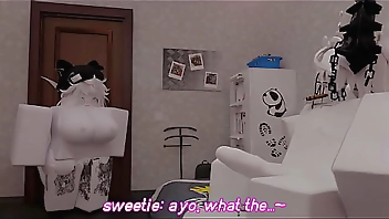 My half-sister in roblox gave me the gift of her body and good sex (animation)